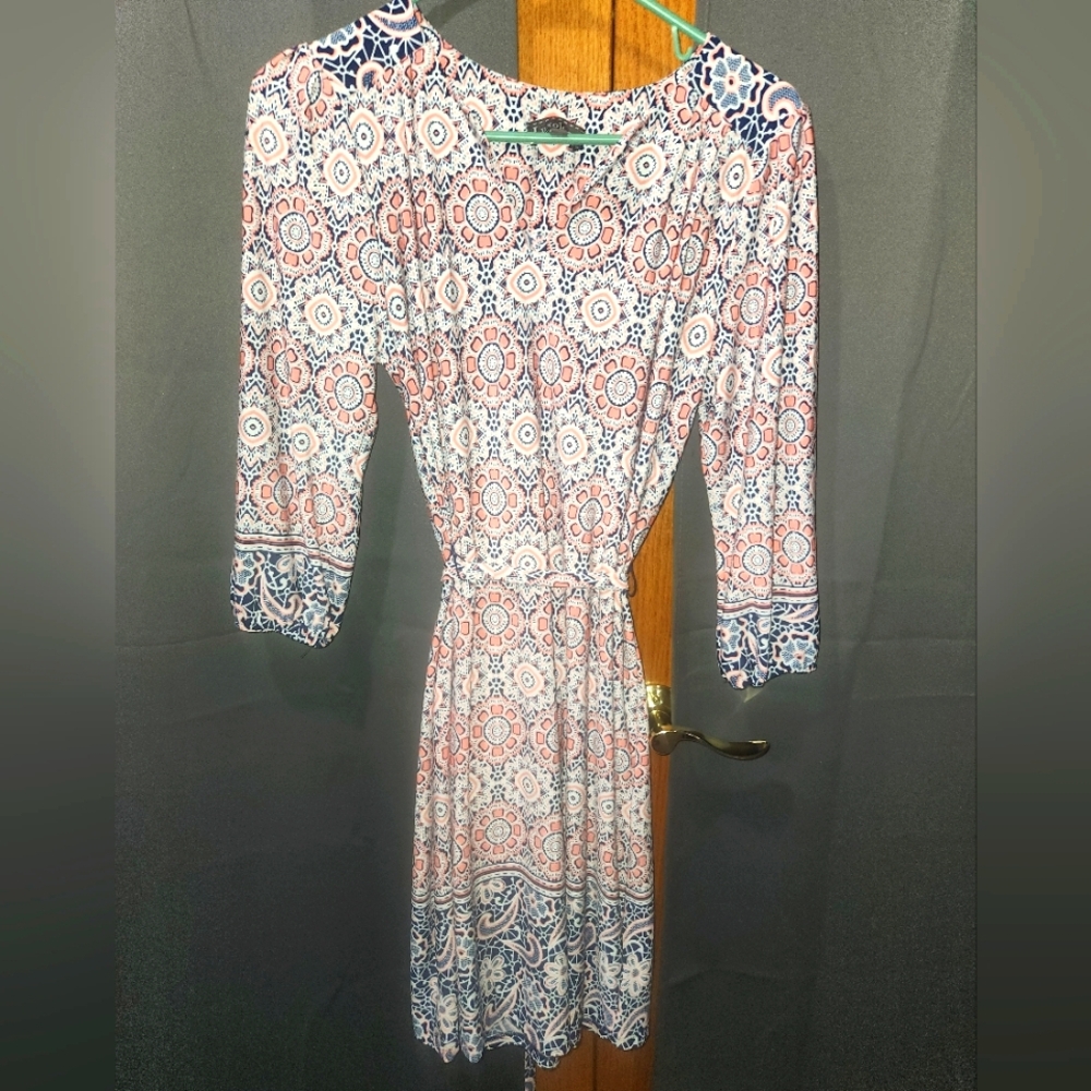 Luxology Elegant Floral Print Dress